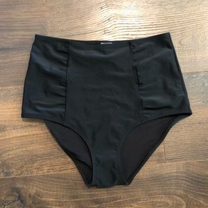 Aerie High Waisted Black Bikini Bottom